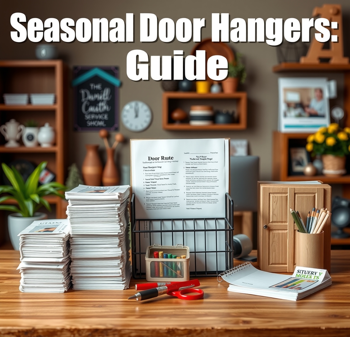 Quality check visual for Seasonal Door Hangers Guide