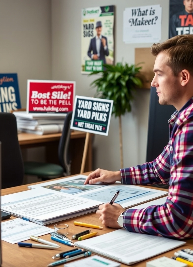 Preparation visual for Creative Yard Signs Guide