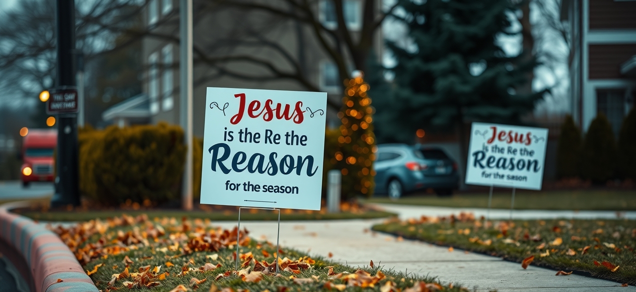 Jesus Is the Reason for the Season Yard Signs Guide