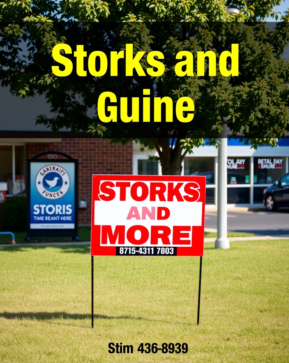 Checklist for Storks and More Yard Signs Guide
