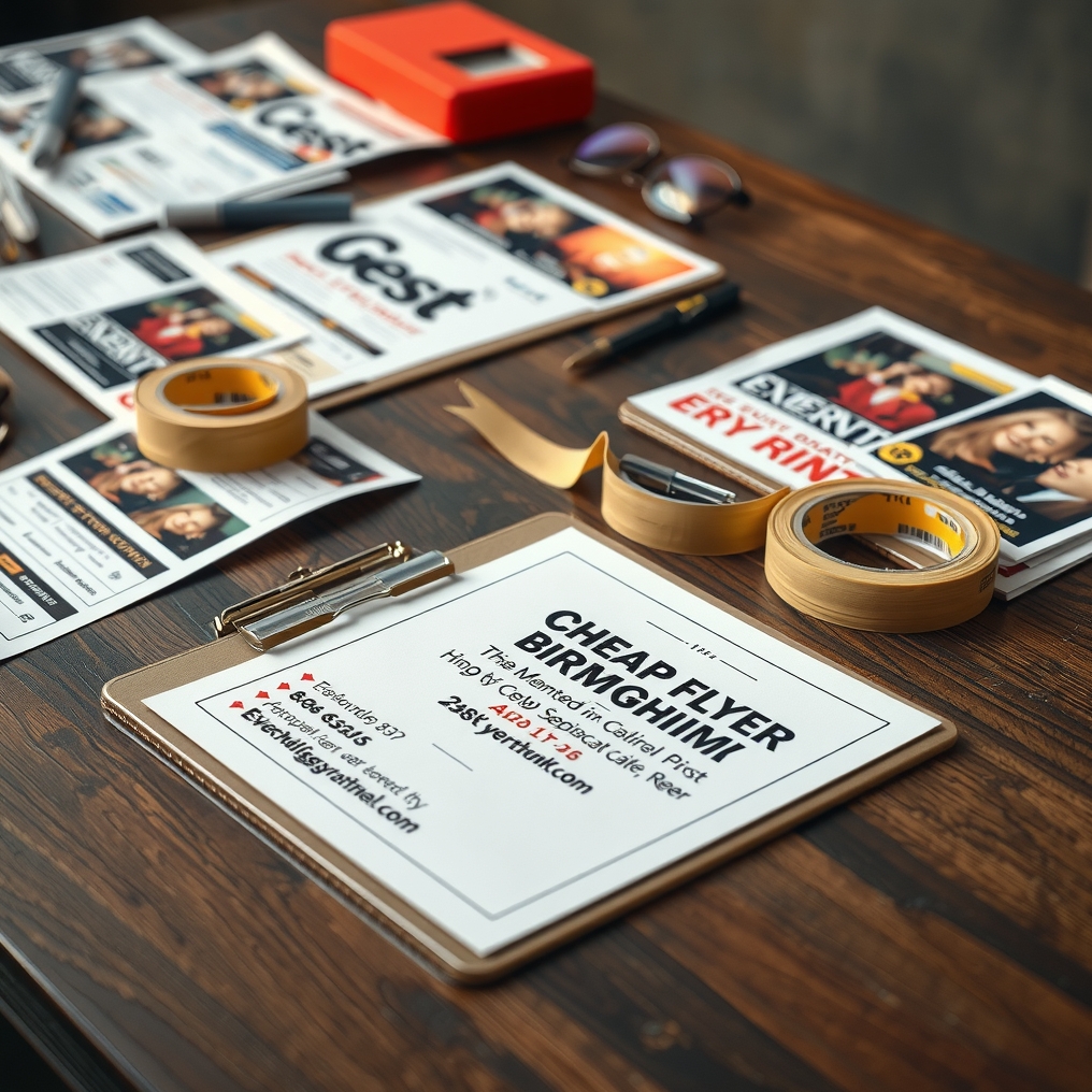 Cheap Flyer Printing Birmingham hero image