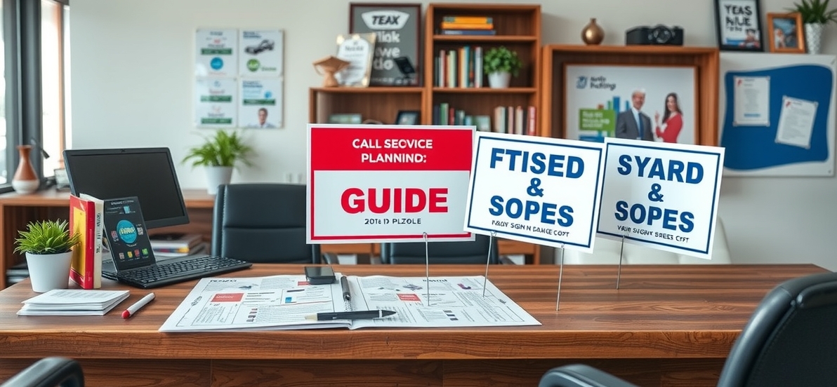 Quality check visual for Office Max Yard Signs Guide