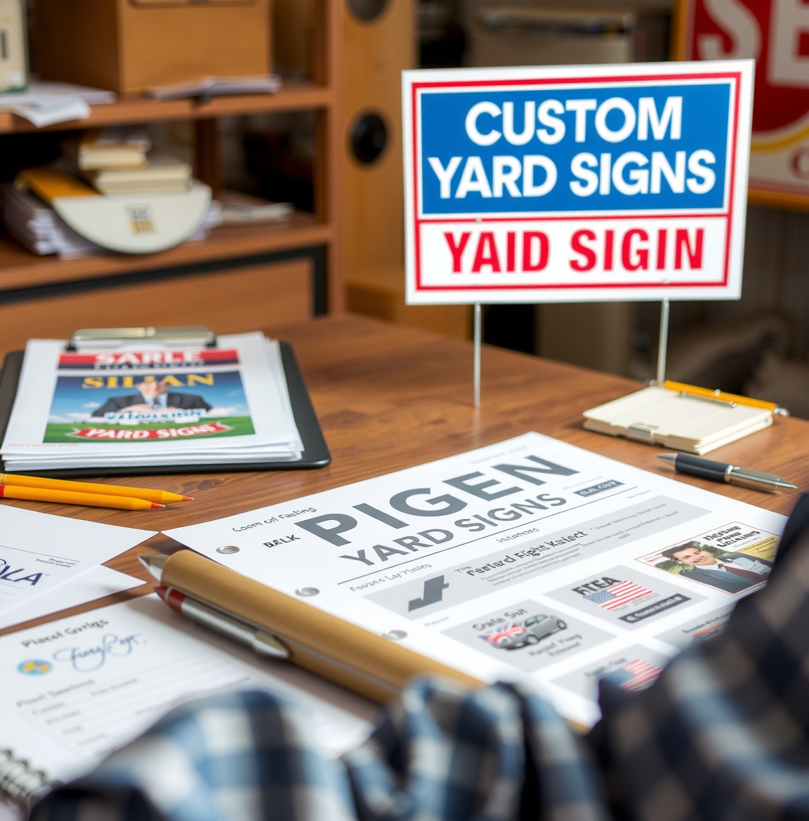 Preparation visual for Make Custom Yard Signs Guide