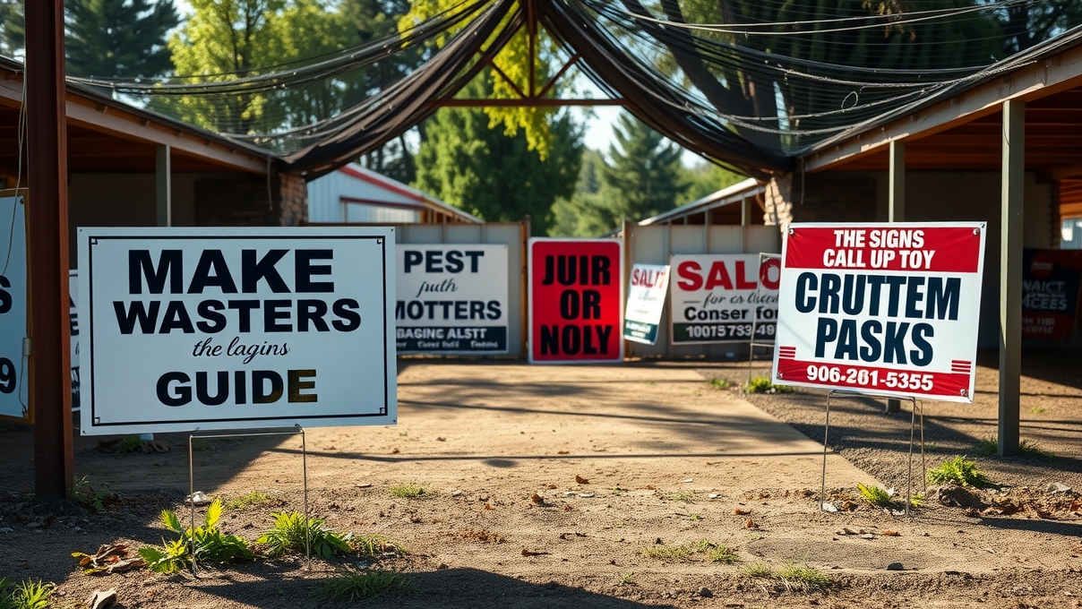 Quality check visual for Make Custom Yard Signs Guide