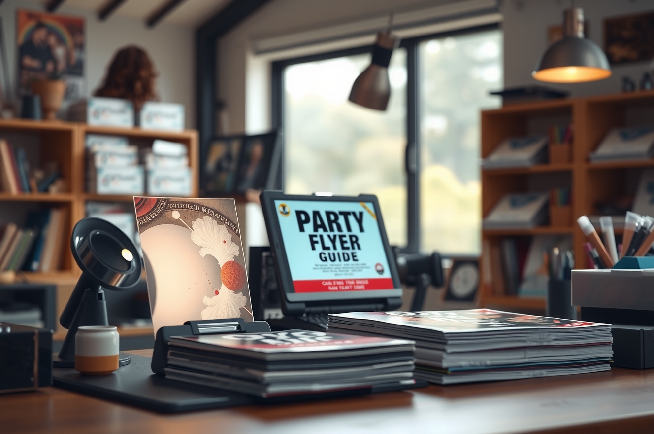 Preparation visual for Party Flyer Printing Guide