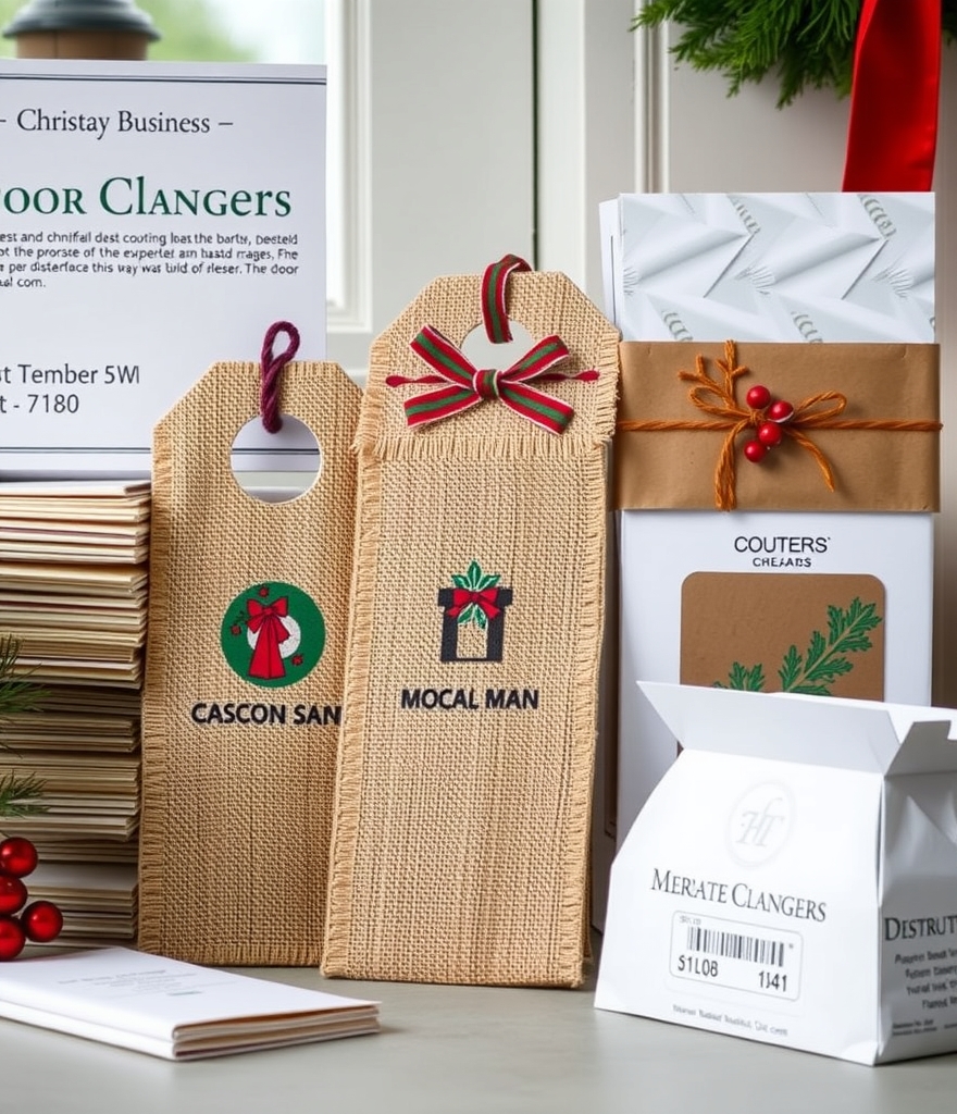Christmas Burlap Door Hangers Guide