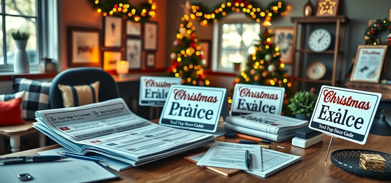 Preparation visual for Merry Christmas Yard Signs Lights Guide