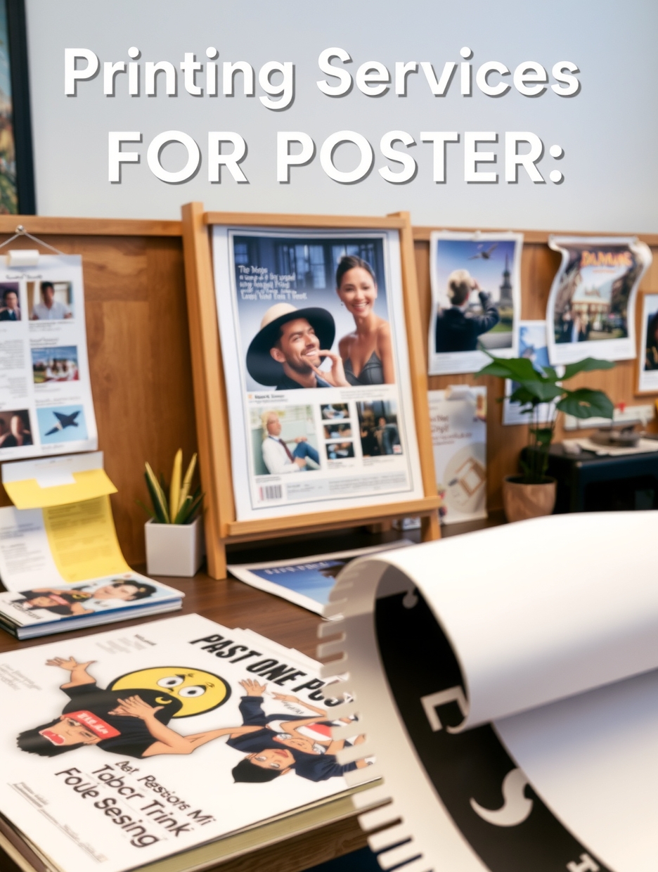 Checklist for Printing Services for Posters