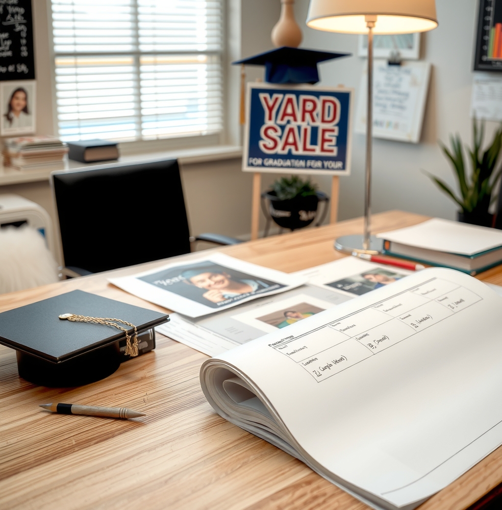 Preparation visual for Photo Yard Signs for Graduation Guide