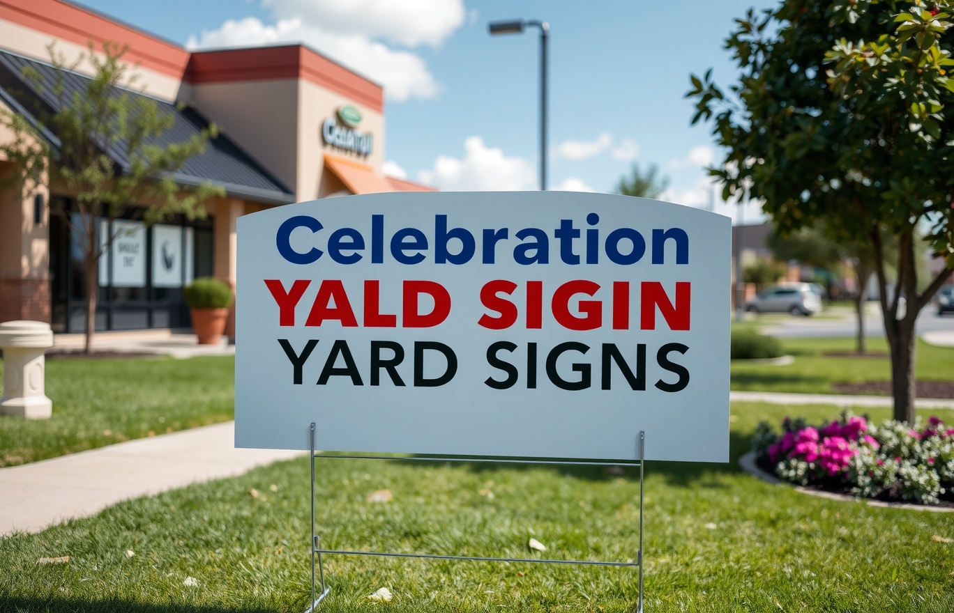 Checklist for Celebration Yard Signs Near Me Guide