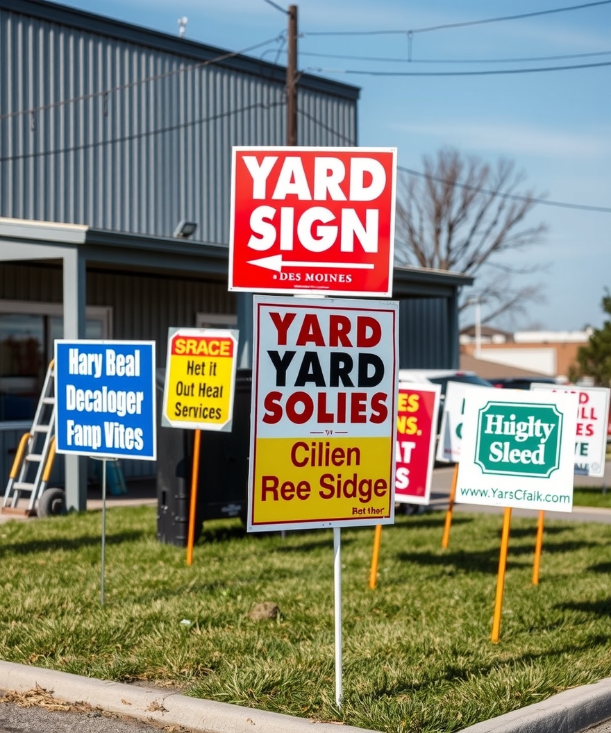 Evaluating the best Yard Signs Des Moines Guide environment