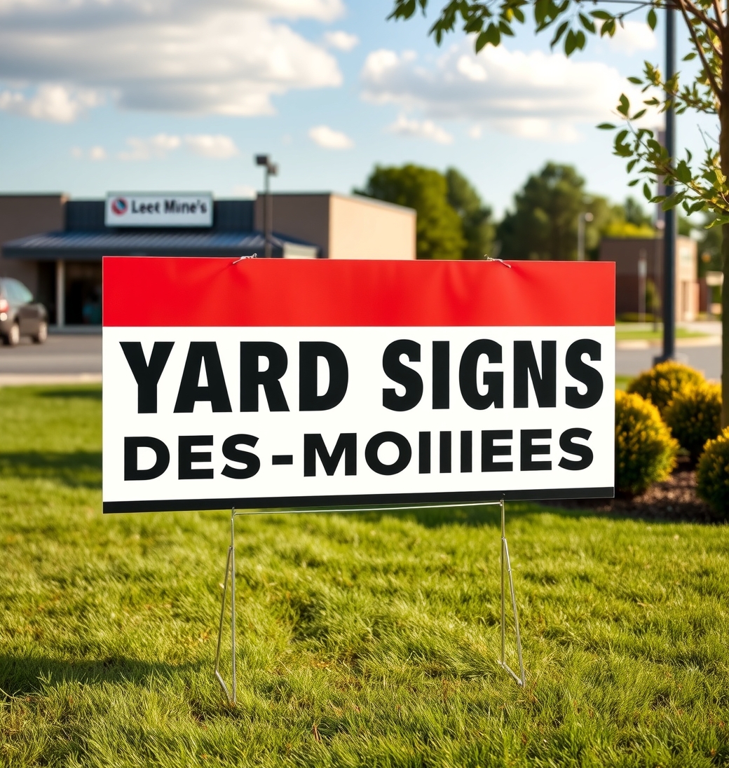 Checklist for Yard Signs Des Moines Guide