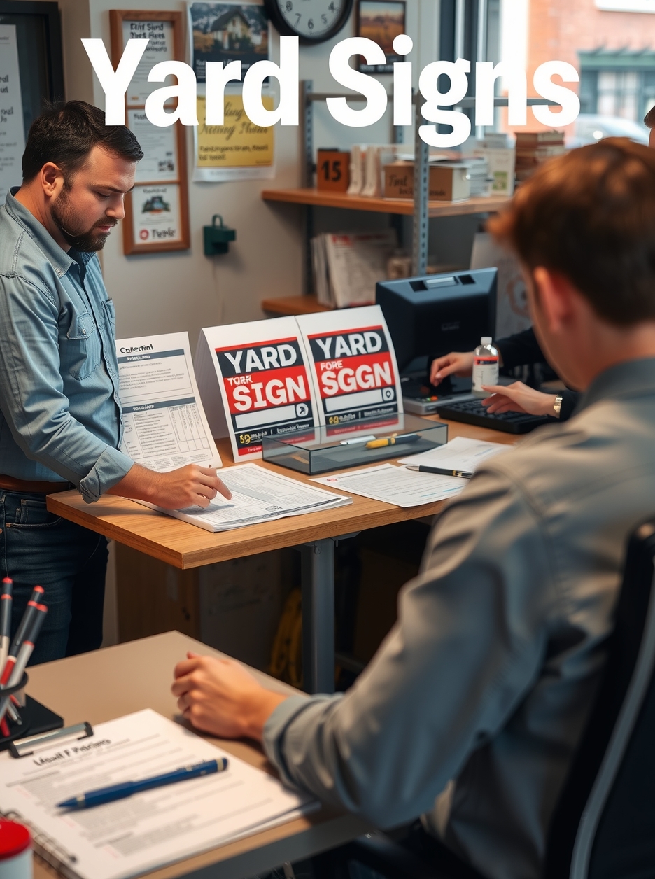 Quality check visual for Yard Signs Des Moines Guide