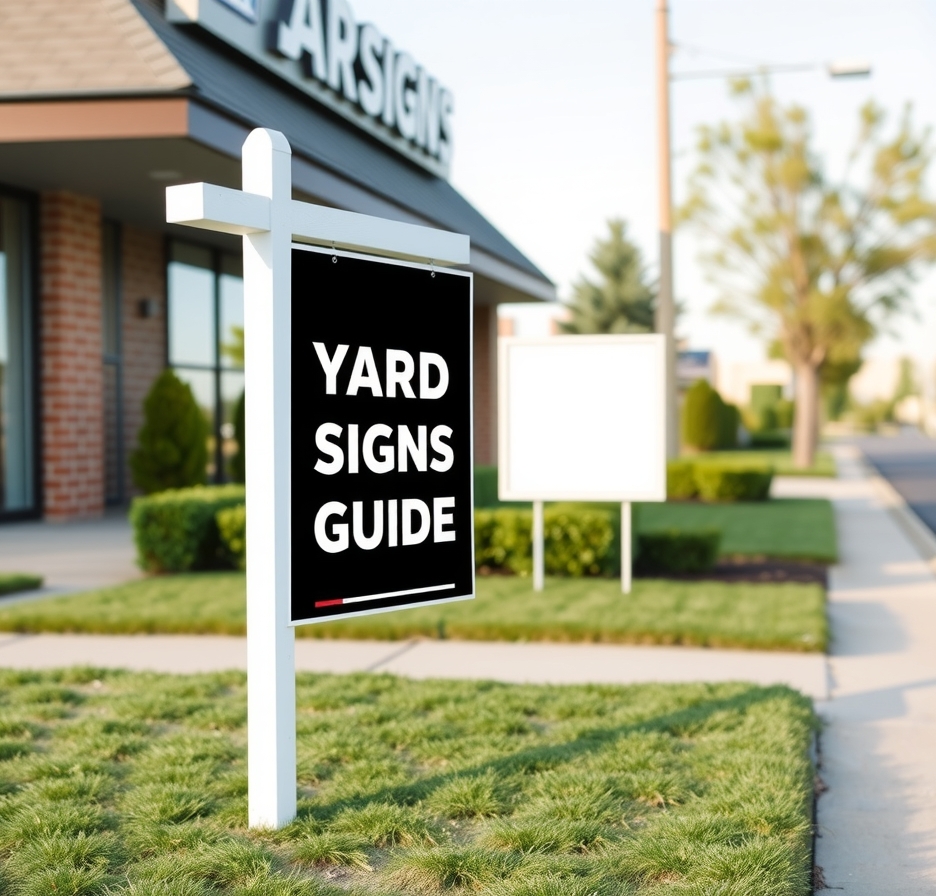 Checklist for Vertical Yard Signs Guide