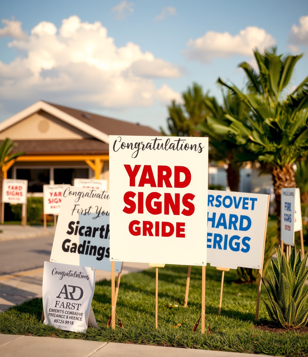 Evaluating the best Congratulations Yard Signs Near Me Guide environment