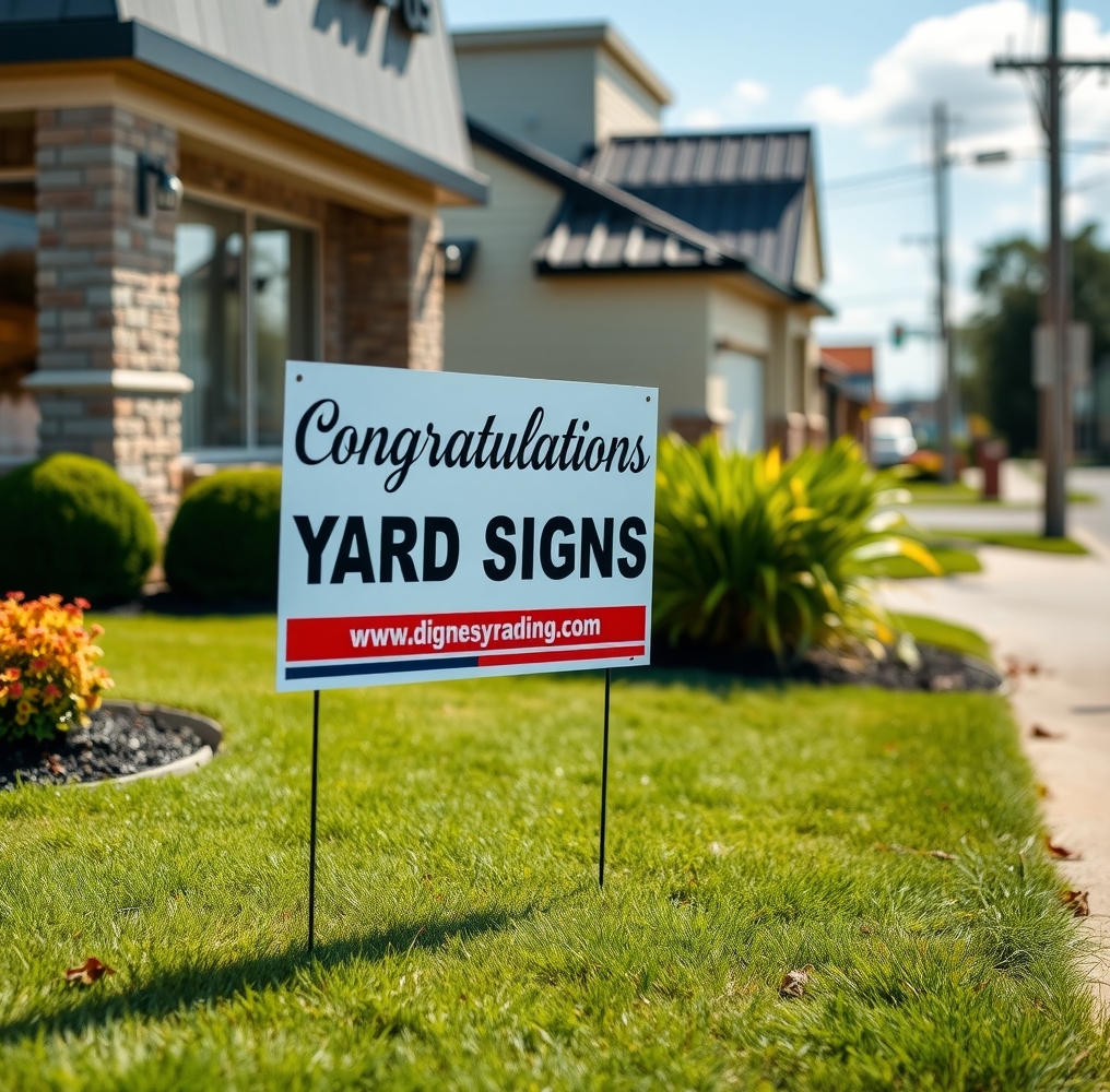 Checklist for Congratulations Yard Signs Near Me Guide