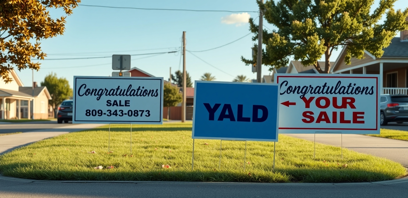 Quality check visual for Congratulations Yard Signs Near Me Guide