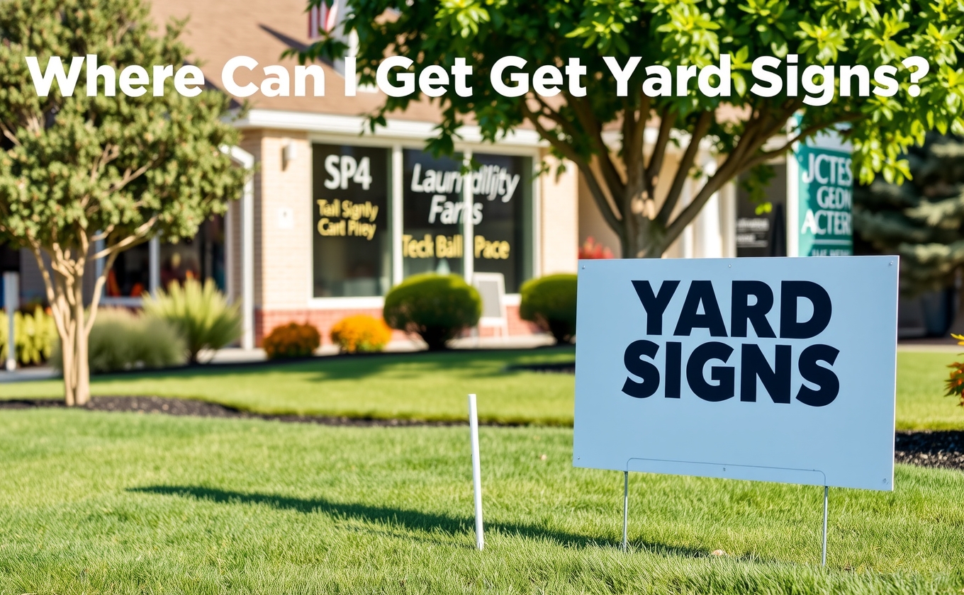 Checklist for Where Can I Get Yard Signs Guide