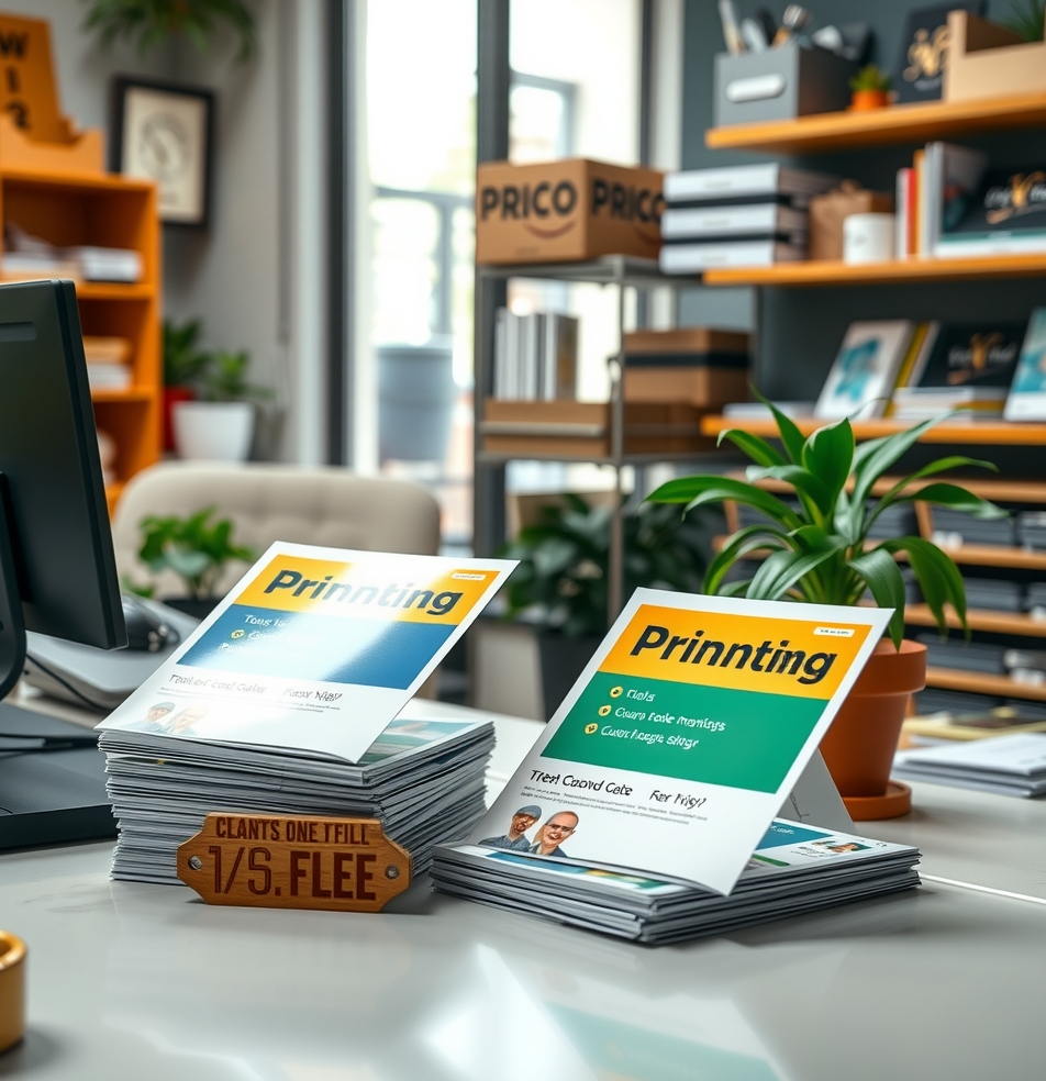 Preparation visual for 5.5 X 8.5 Flyer Printing Guide