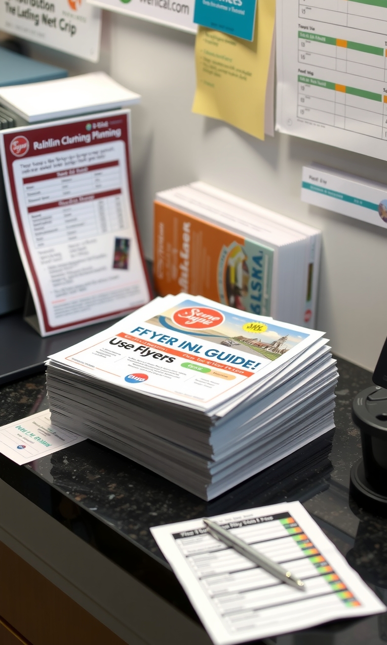 Quality check visual for 5.5 X 8.5 Flyer Printing Guide