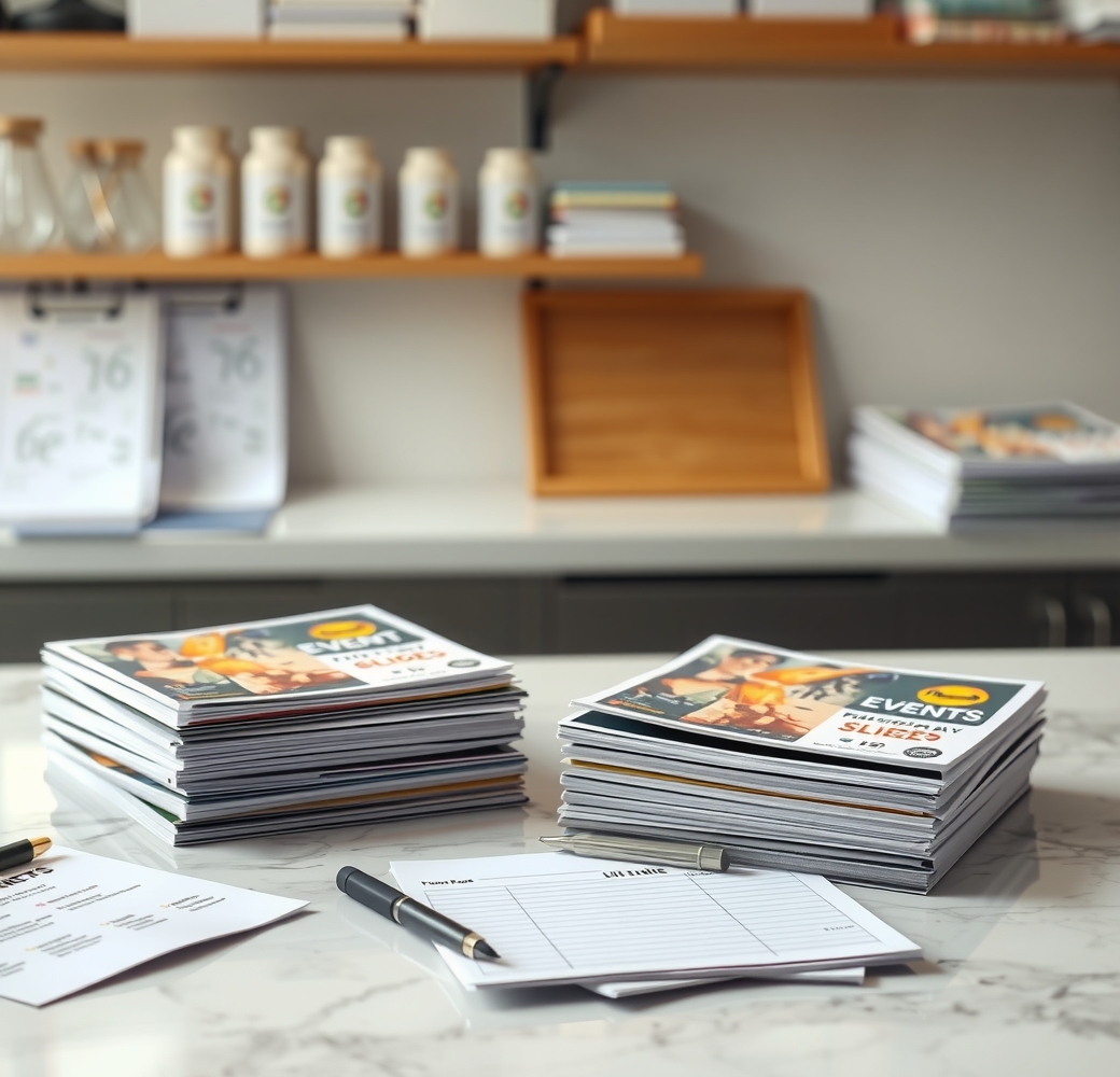 Preparation visual for Event Flyer Printing