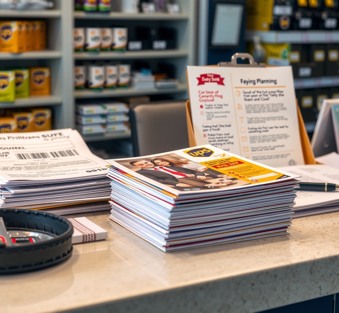Quality check visual for Ups Store Flyer Printing Guide
