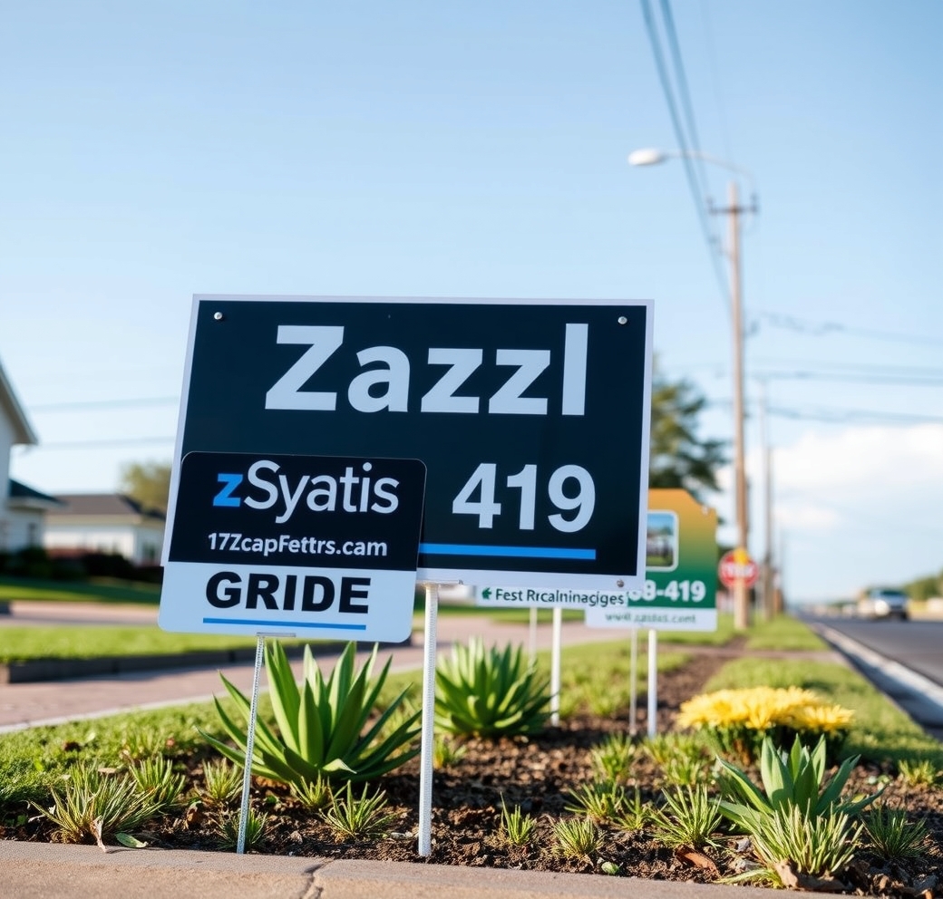 Zazzle Yard Signs Guide