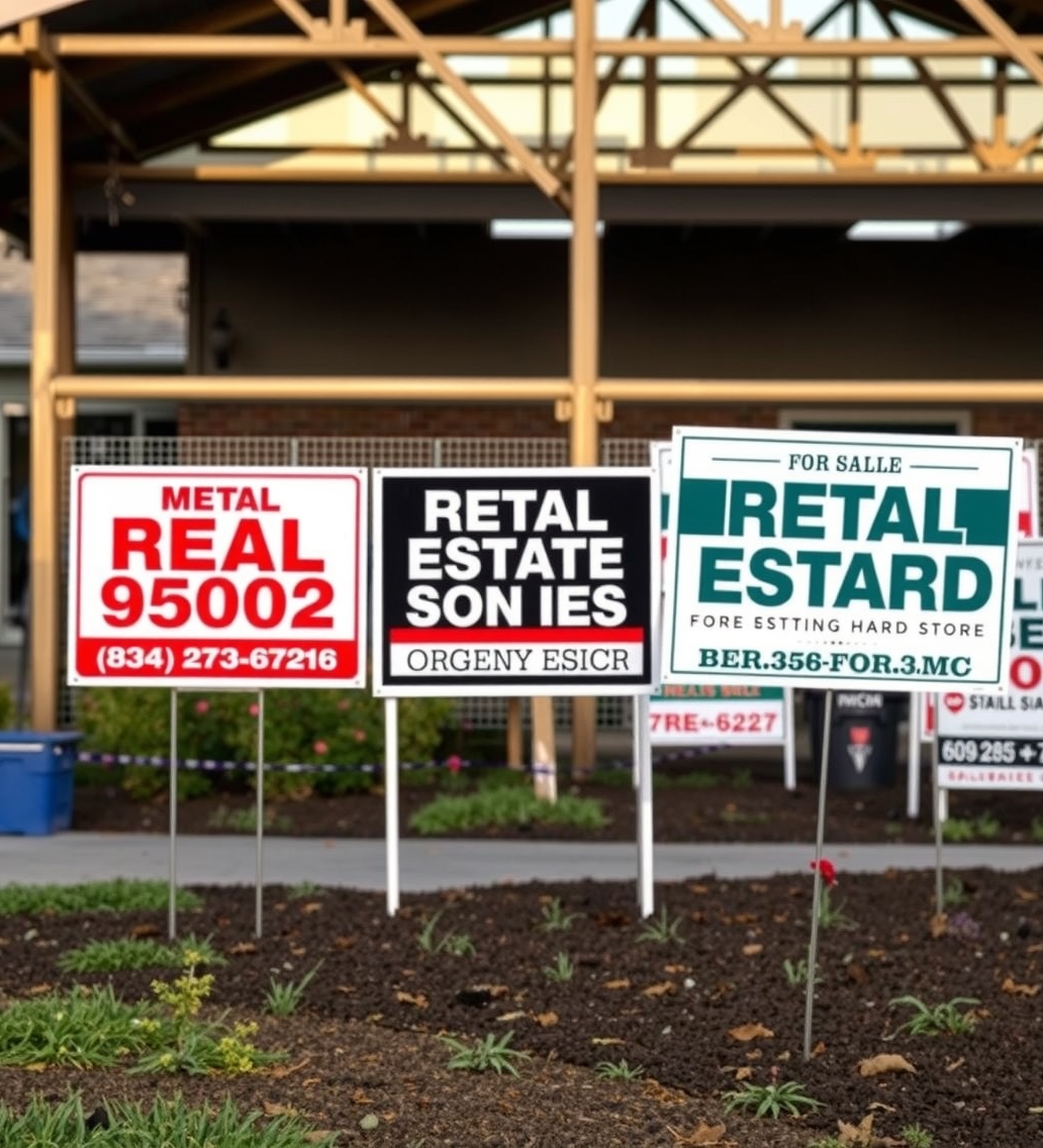 Evaluating the best Metal Real Estate Yard Signs environment