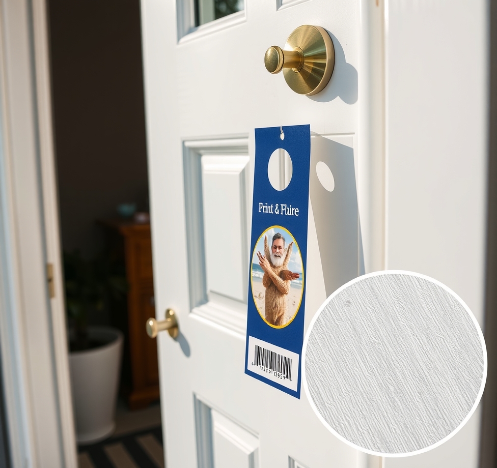 Quality check visual for Personalised Door Hangers Guide