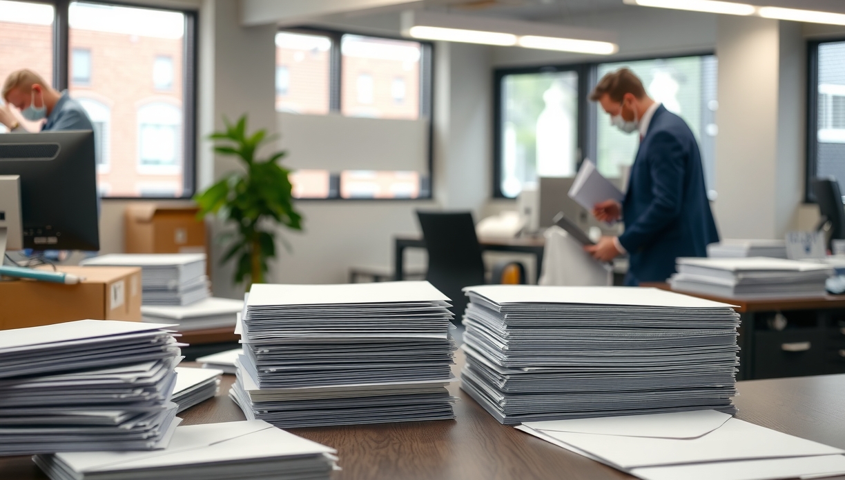 Preparation visual for Canva Envelope Printing Guide