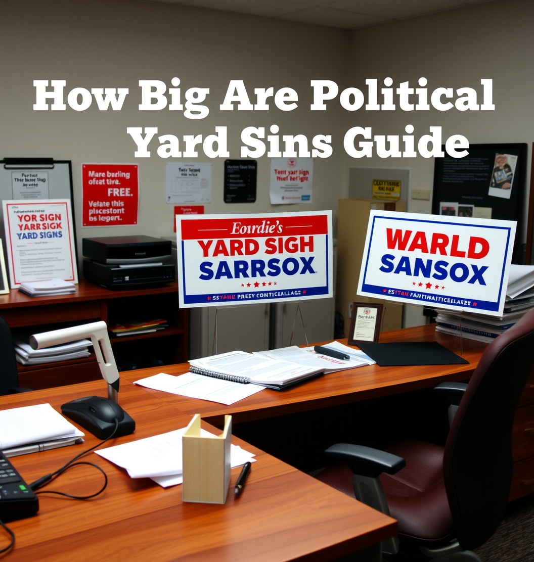 Quality check visual for How Big Are Political Yard Signs Guide