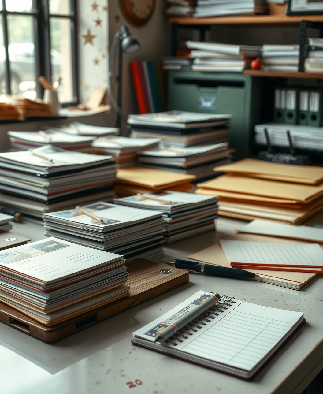 Preparation visual for Vintage Postcard Printing Guide