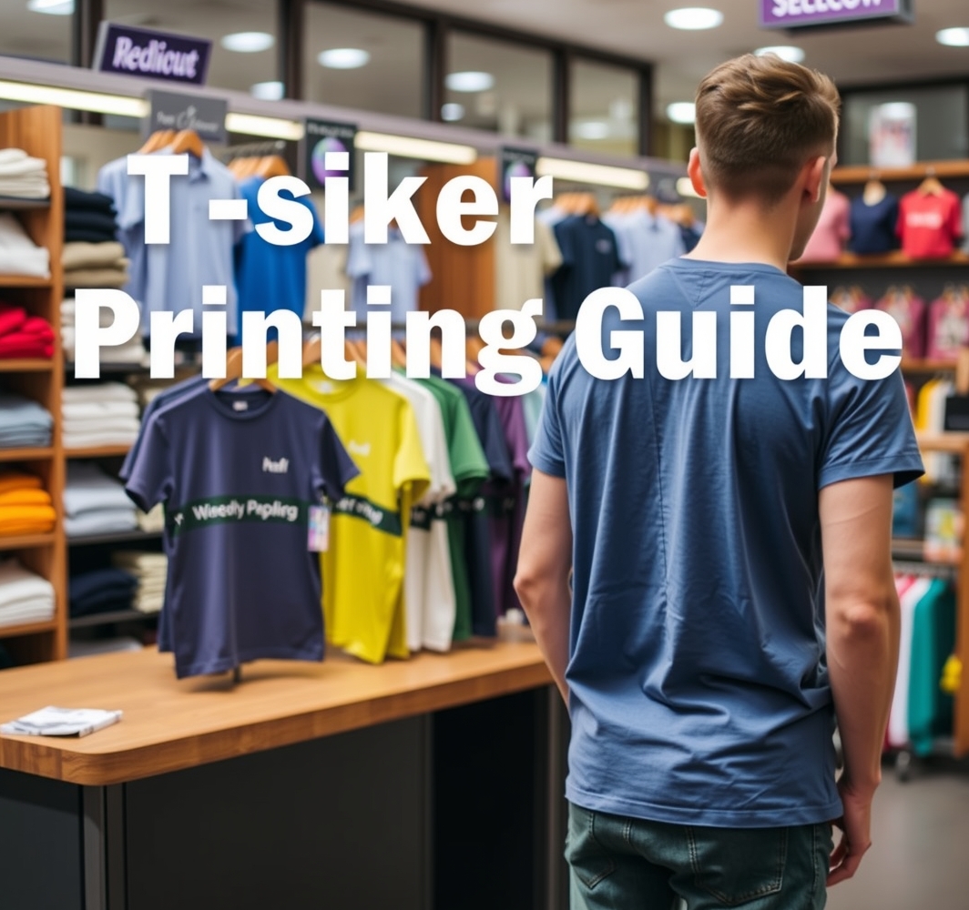 Quality check visual for Sticker for Tshirt Printing Guide
