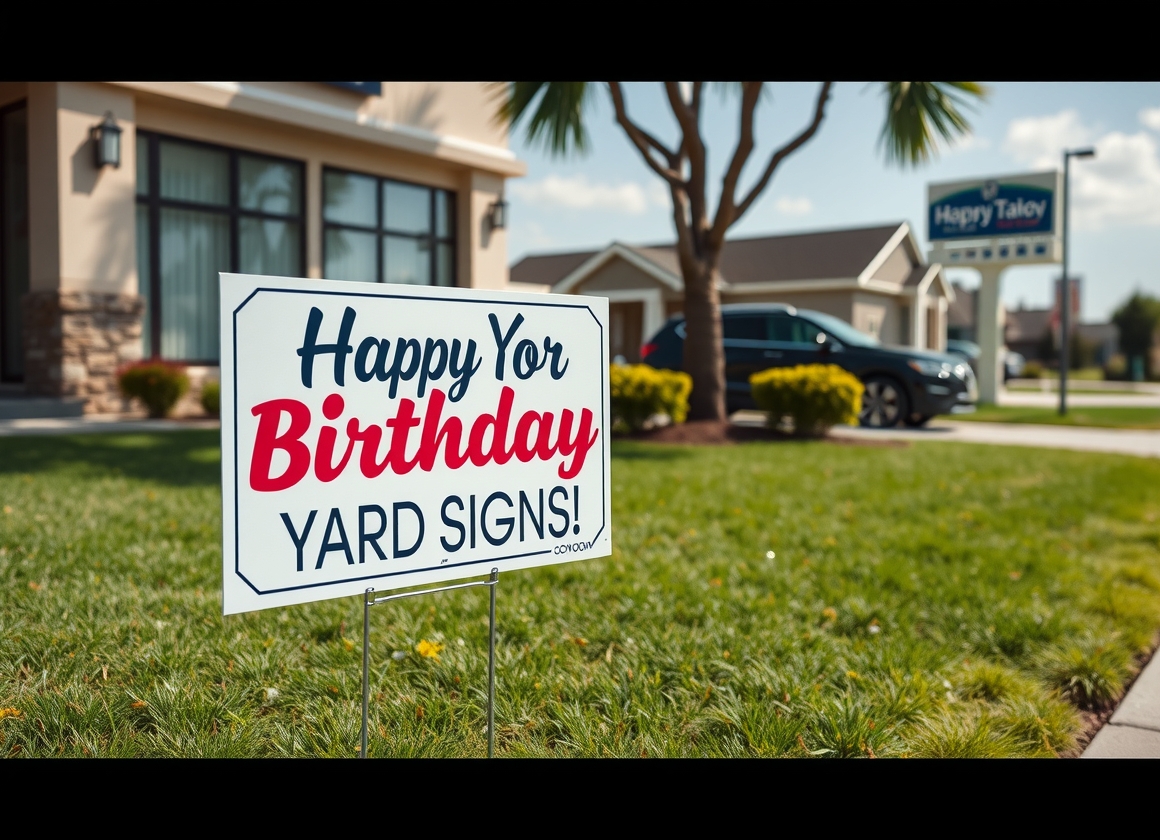 Checklist for Birthday Yard Signs Company Guide