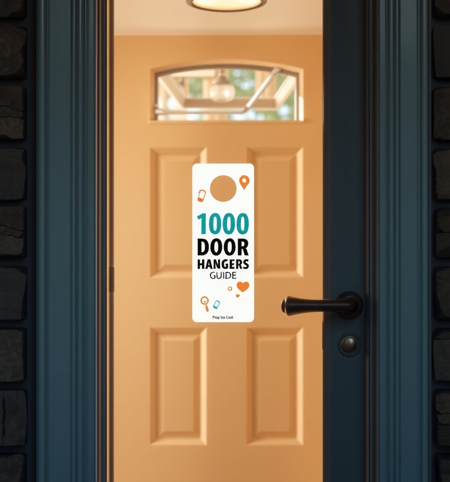 Checklist for 1000 Door Hangers Guide