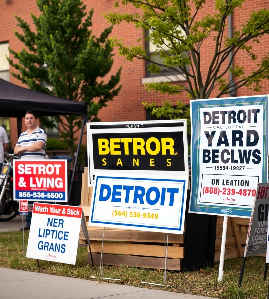 Evaluating the best Detroit Yard Signs Guide environment