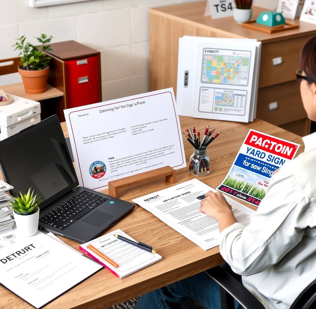 Quality check visual for Detroit Yard Signs Guide