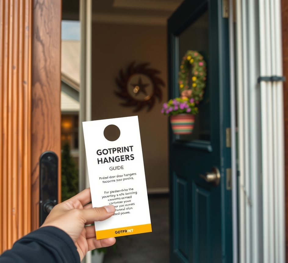 Preparation visual for Gotprint Door Hangers Guide