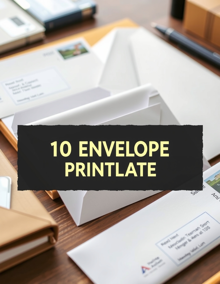 10 Envelope Printing Template Guide