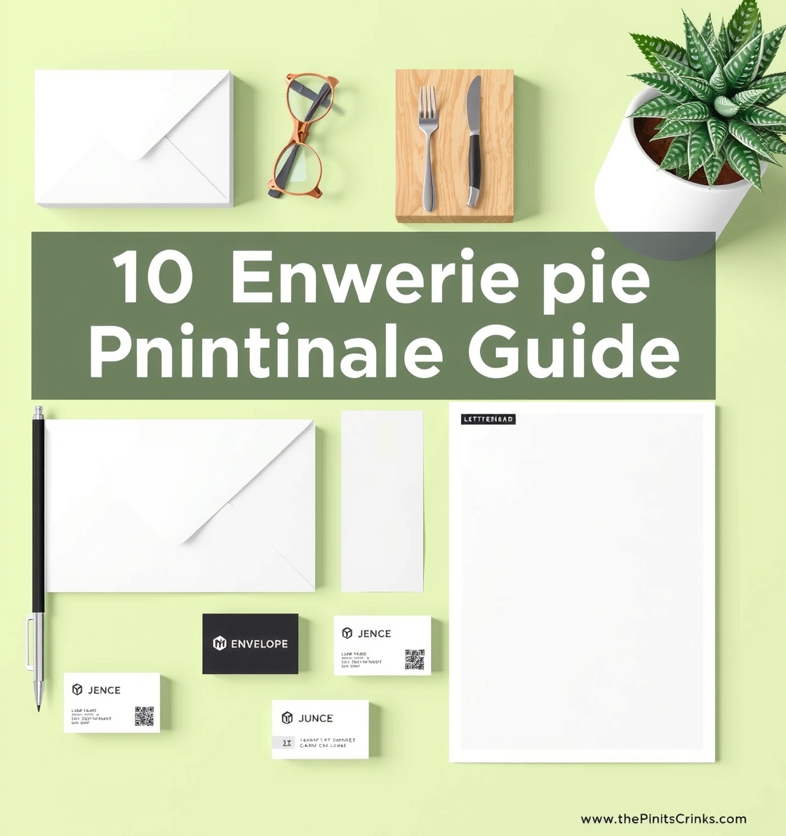 Checklist for 10 Envelope Printing Template Guide