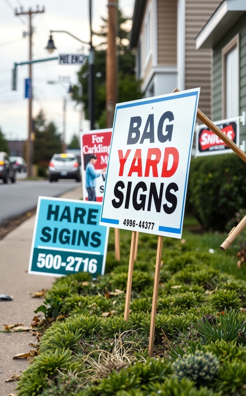 Bag Yard Signs Guide hero image