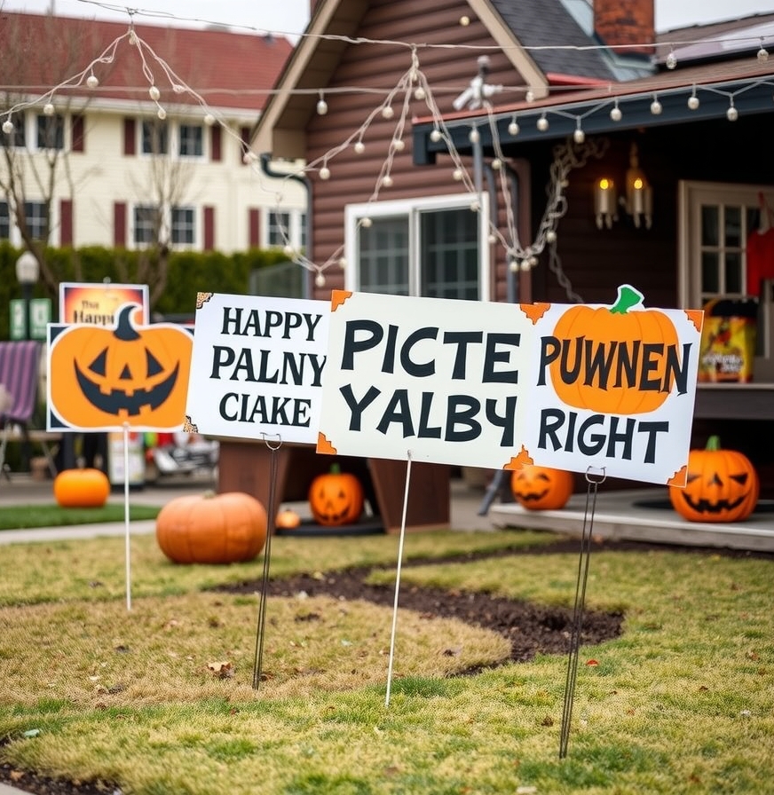 Evaluating the best Happy Halloween Yard Signs Guide environment