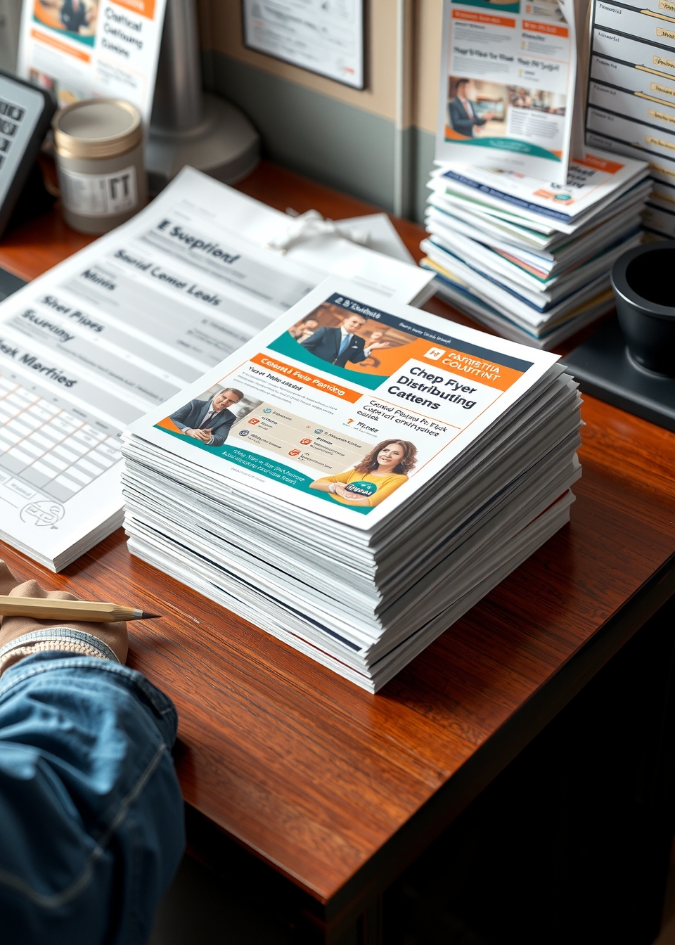 Quality check visual for Cheap Flyer Printing Atlanta