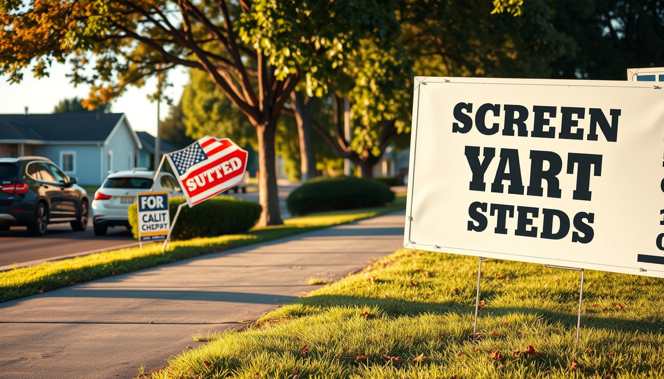 Screen Print Yard Signs Guide