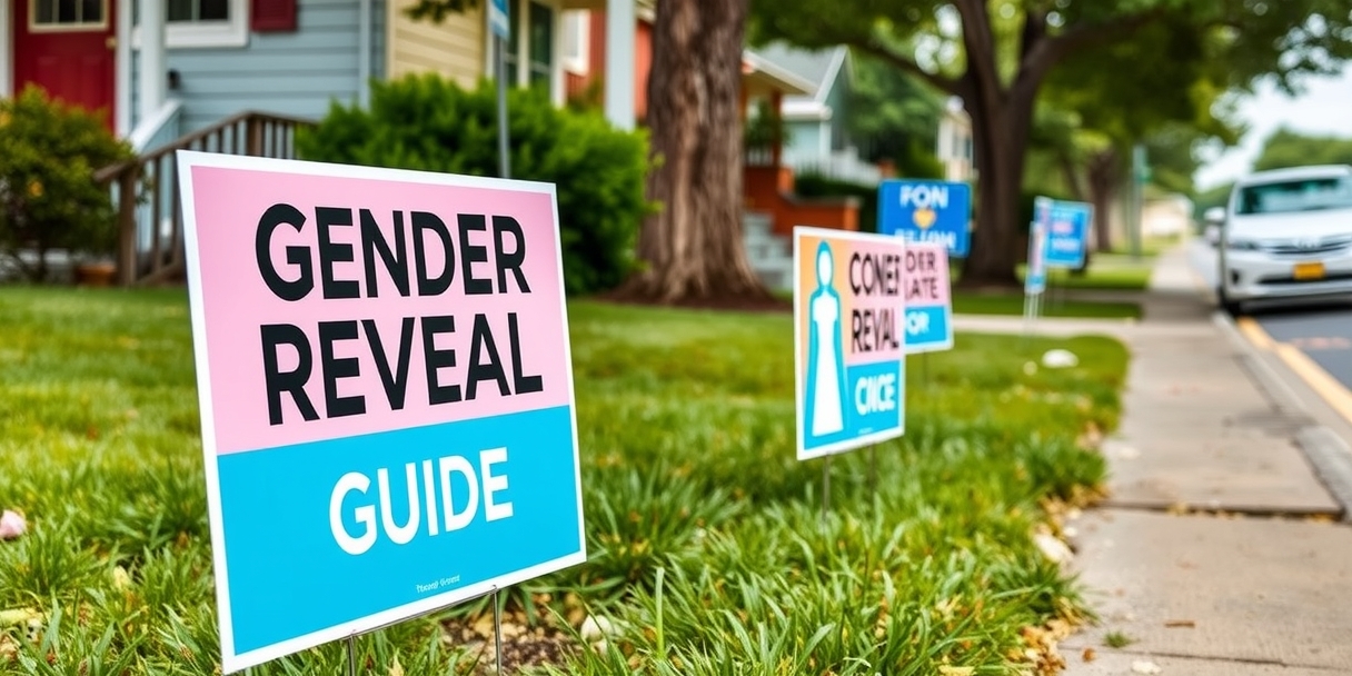 Gender Reveal Yard Signs Guide