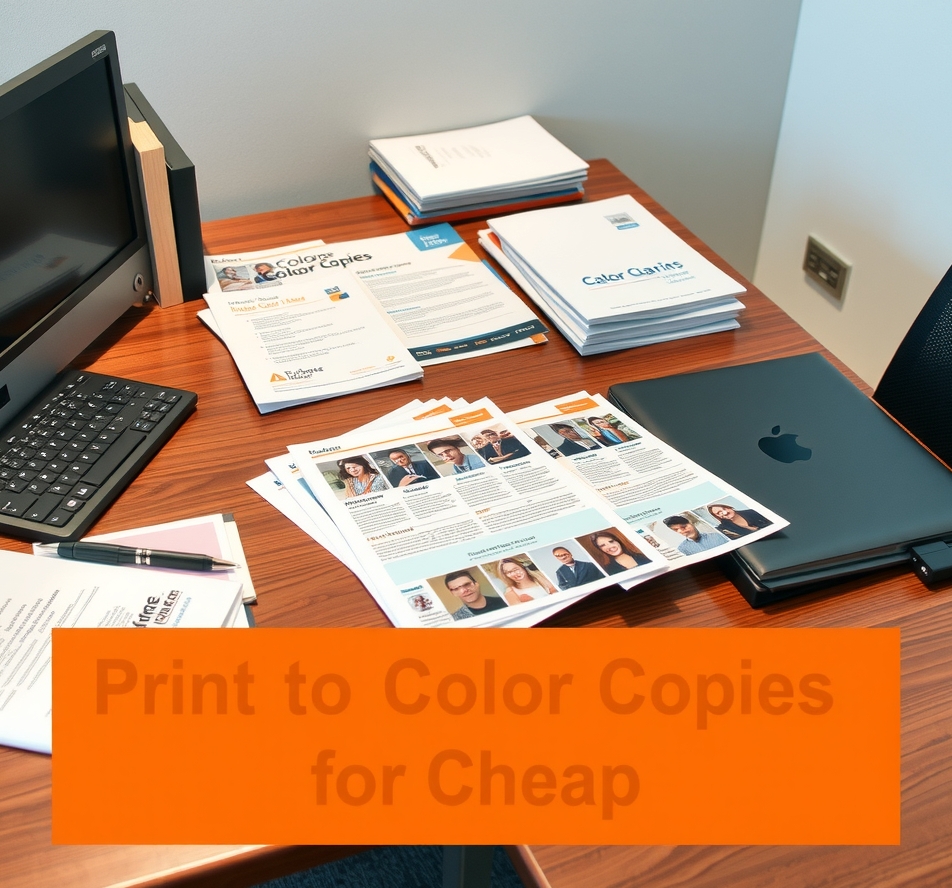 Checklist for Where to Print Color Copies for Cheap