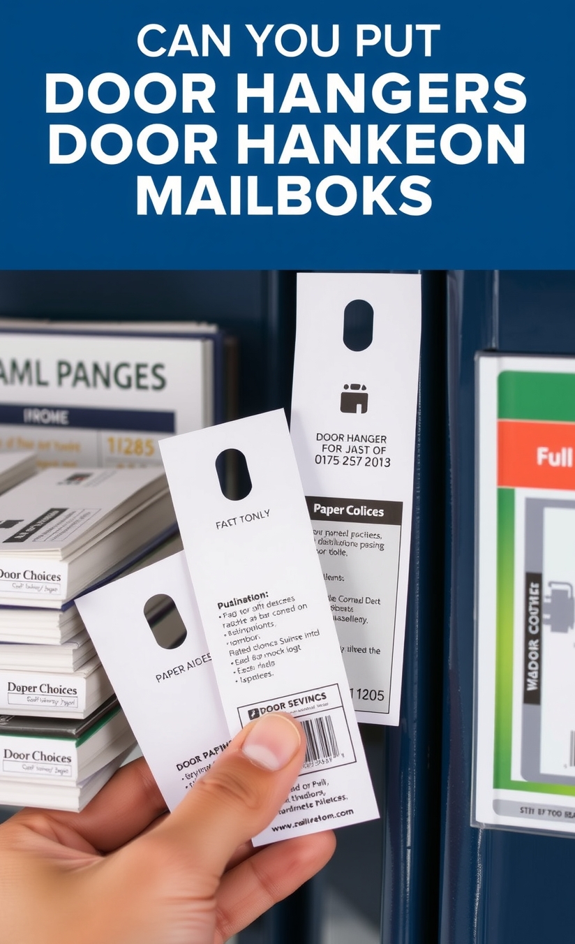 Can You Put Door Hangers on Mailboxes Guide