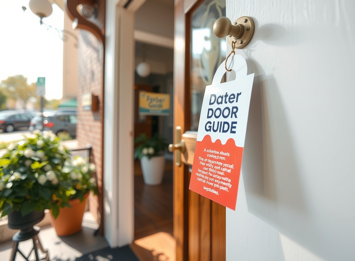 Quality check visual for Door Hangers Inc Guide
