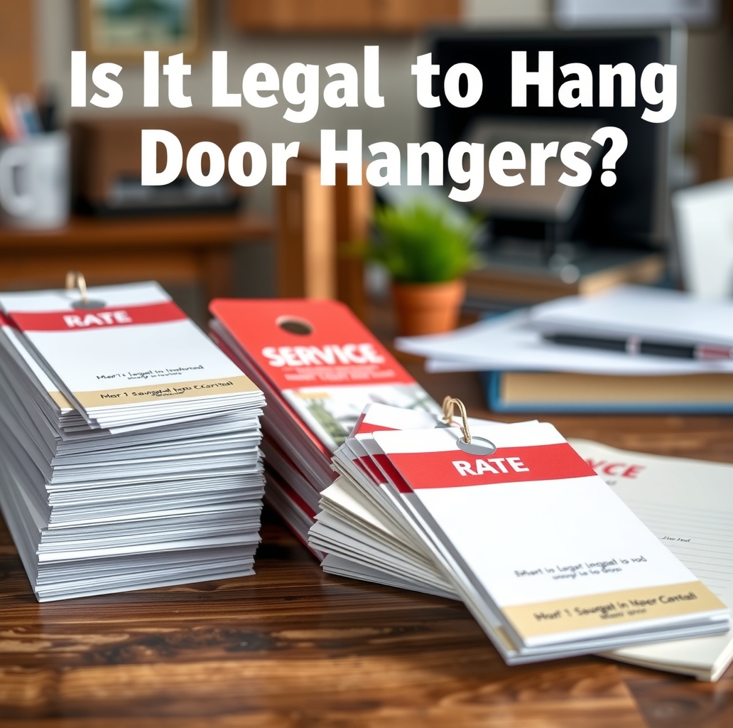 Quality check visual for Is It Legal to Hang Door Hangers Guide