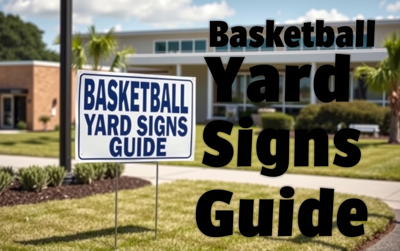 Checklist for Basketball Yard Signs Guide